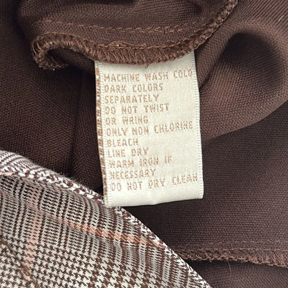 Sports Plaid Skirt/Shorts Gray/Brown/Pink Size 6 - Image 11