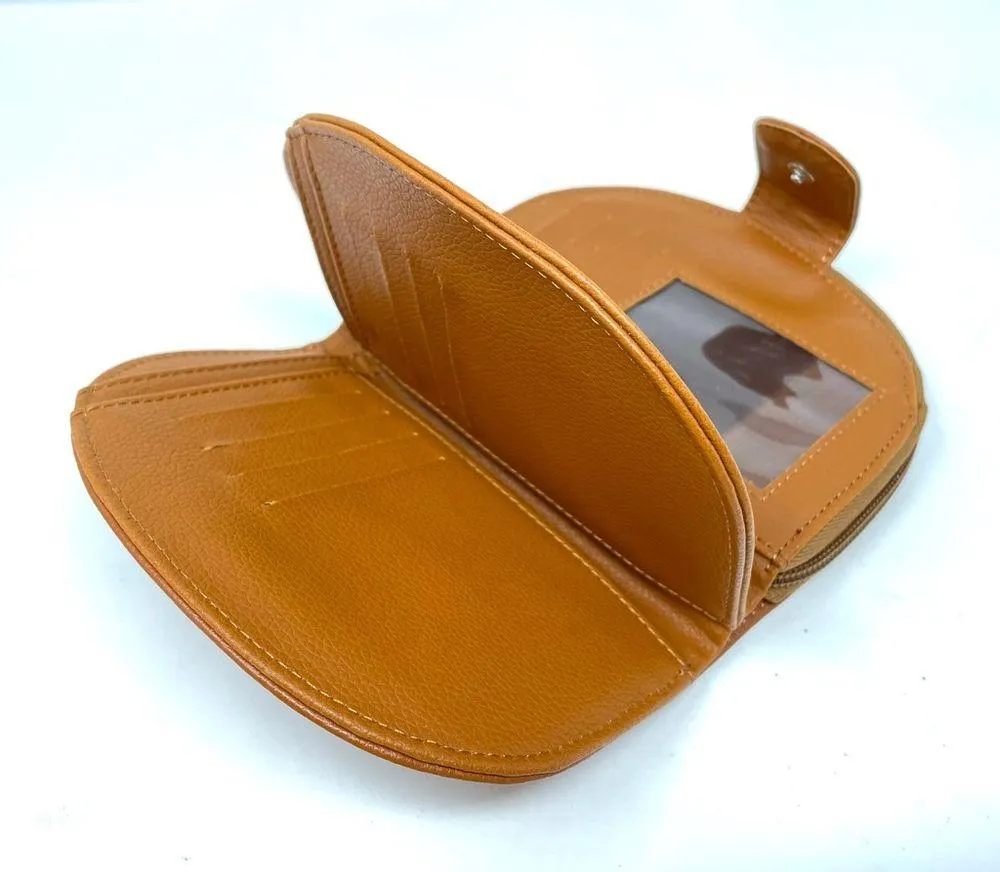 Wallet, brown faux leather, NWOT - Image 6