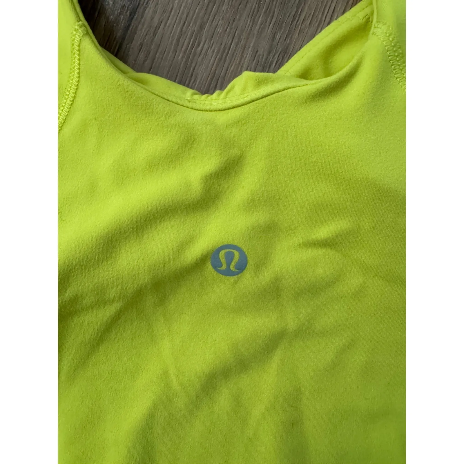 Lululemon Align Tank Top Yellow Cropped Athletic Yoga Women's Size 4 - Image 3