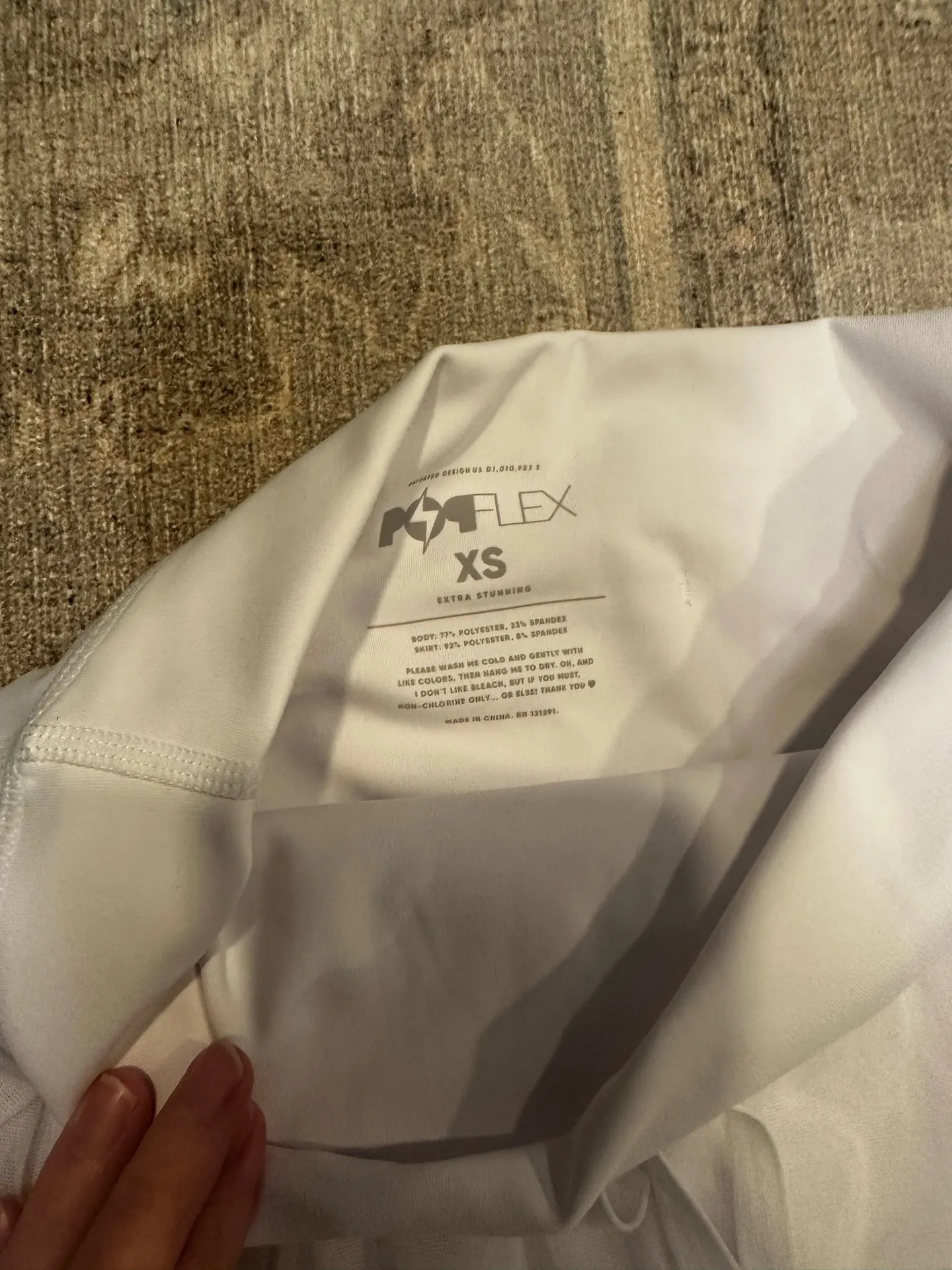 PopFlex Pirouette Skirt White Size XS - Image 4