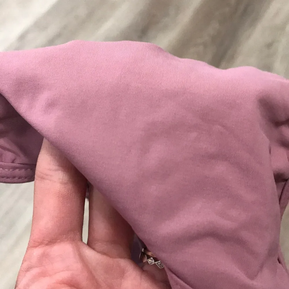 L*Space Bitsy Cut Bikini Bottoms Purple Pink Large - Image 7