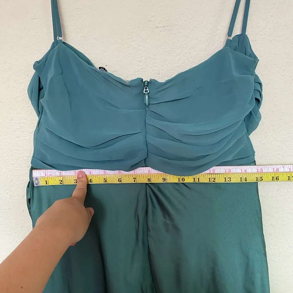 HOUSE OF CB 'Teia' Forest Draped Corset Midi Dress NWOT size XL‎ - Image 10