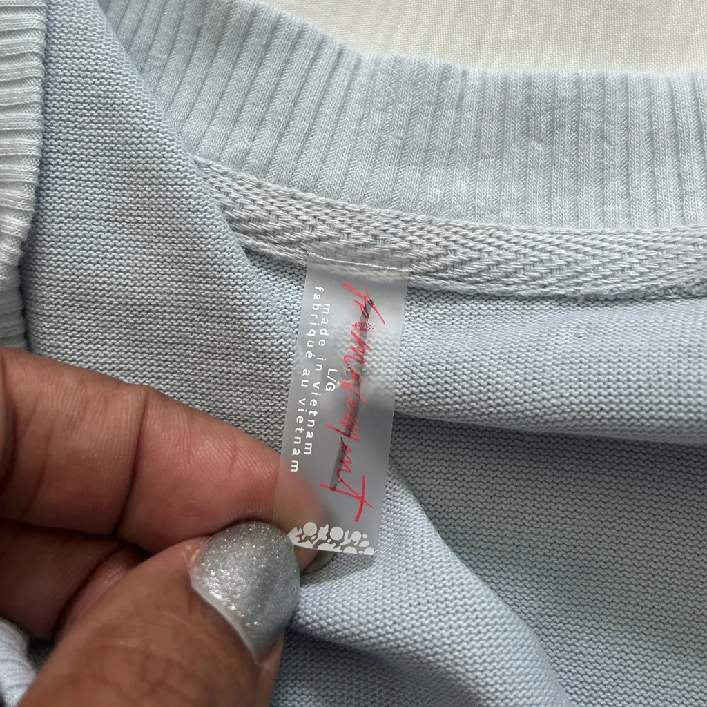 Free People  Movement | Post Up Layer Oversized Relaxed Sweatshirt Top - Image 10