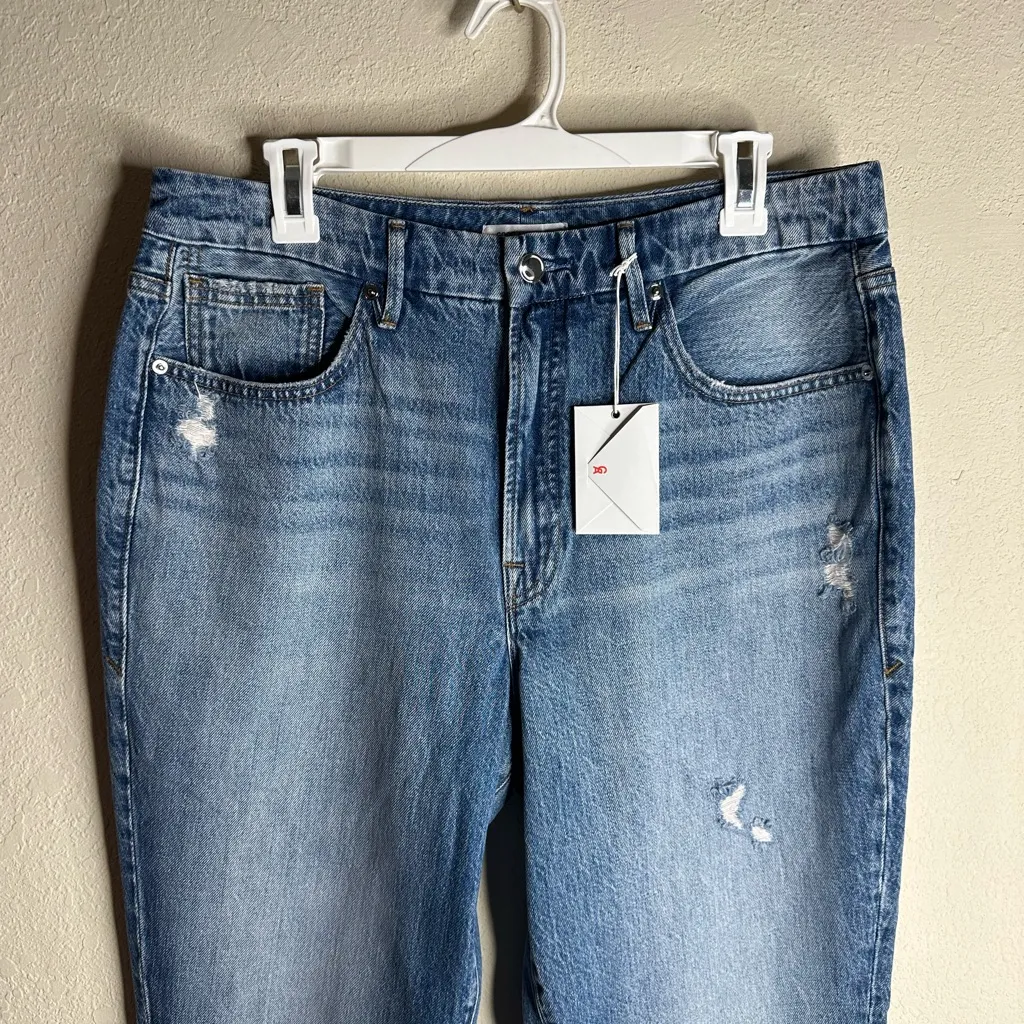 Good American good vintage frayed hem size 14 new 28” - Image 6