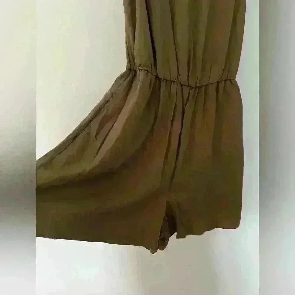 Alice + Olivia Green Romper Size 6 - Image 3