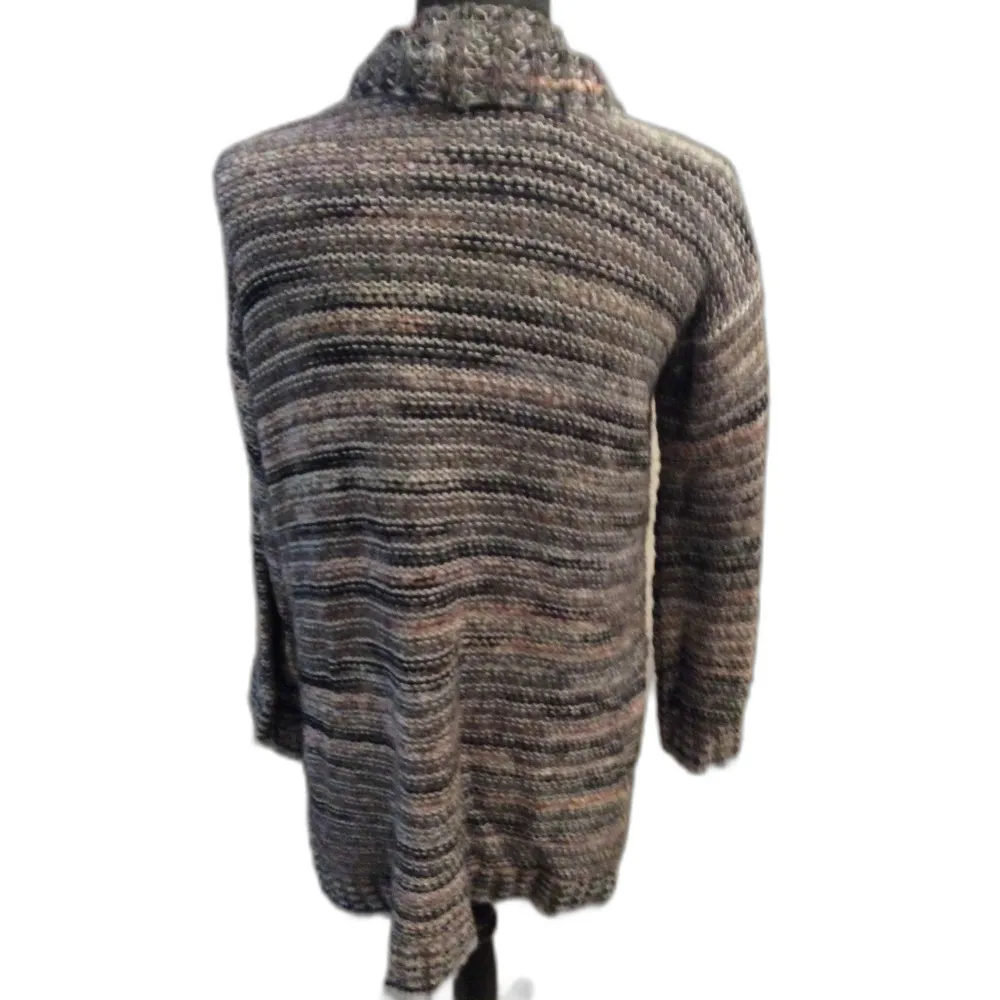 AKEMI + KIN Cardigan Sweater Small S Open Front Wool Blend Thick Knit - Image 5