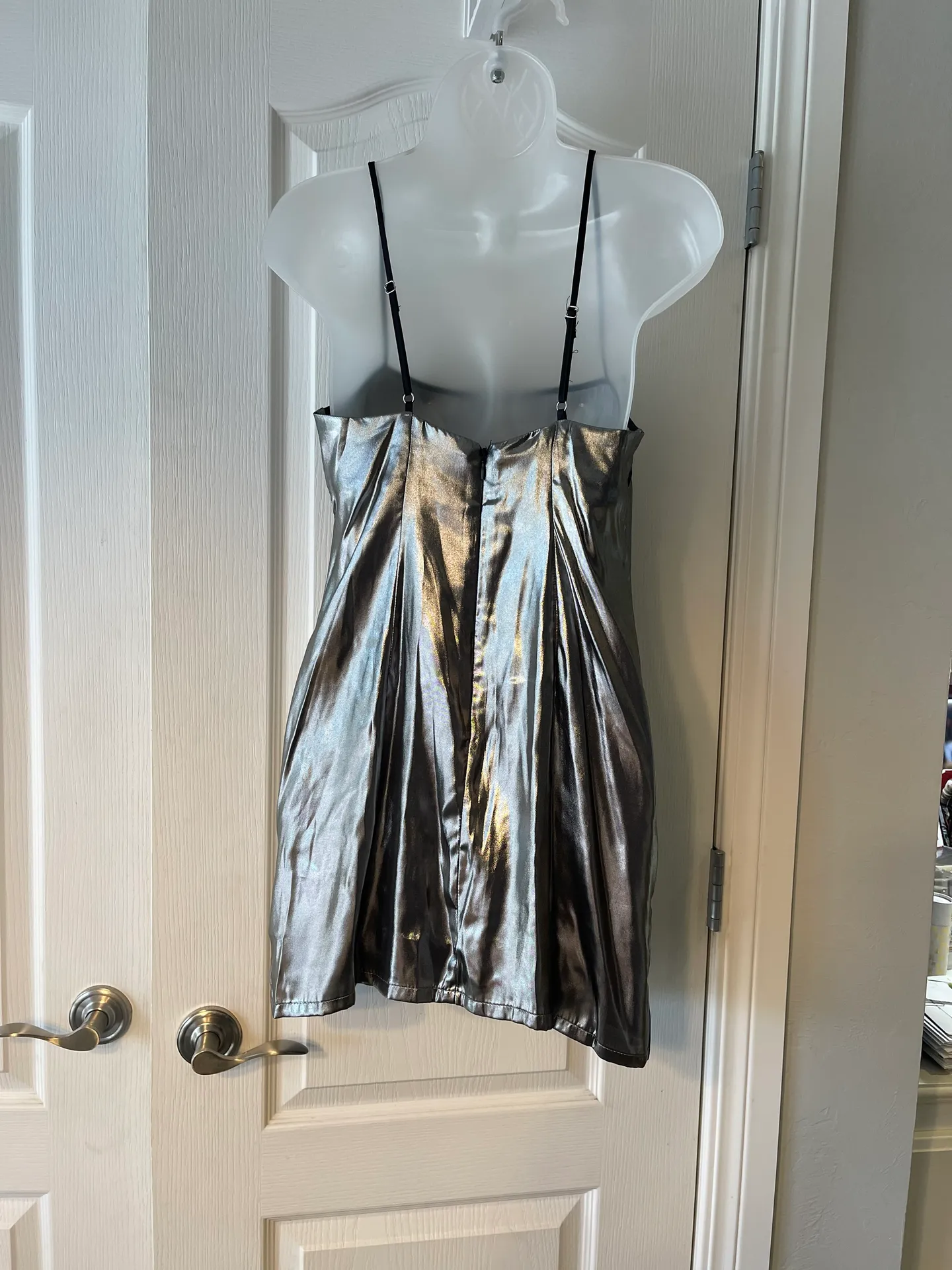 Metallic Mini Dress - Image 6