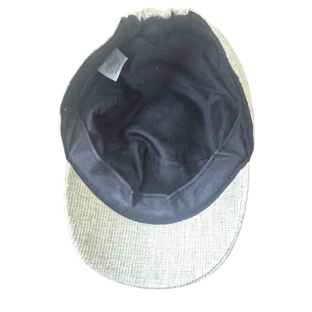 Y2K Newsboy Hat with Bow Classic Design Vintage Chic Coquette Cabbie Gray OS - Image 5