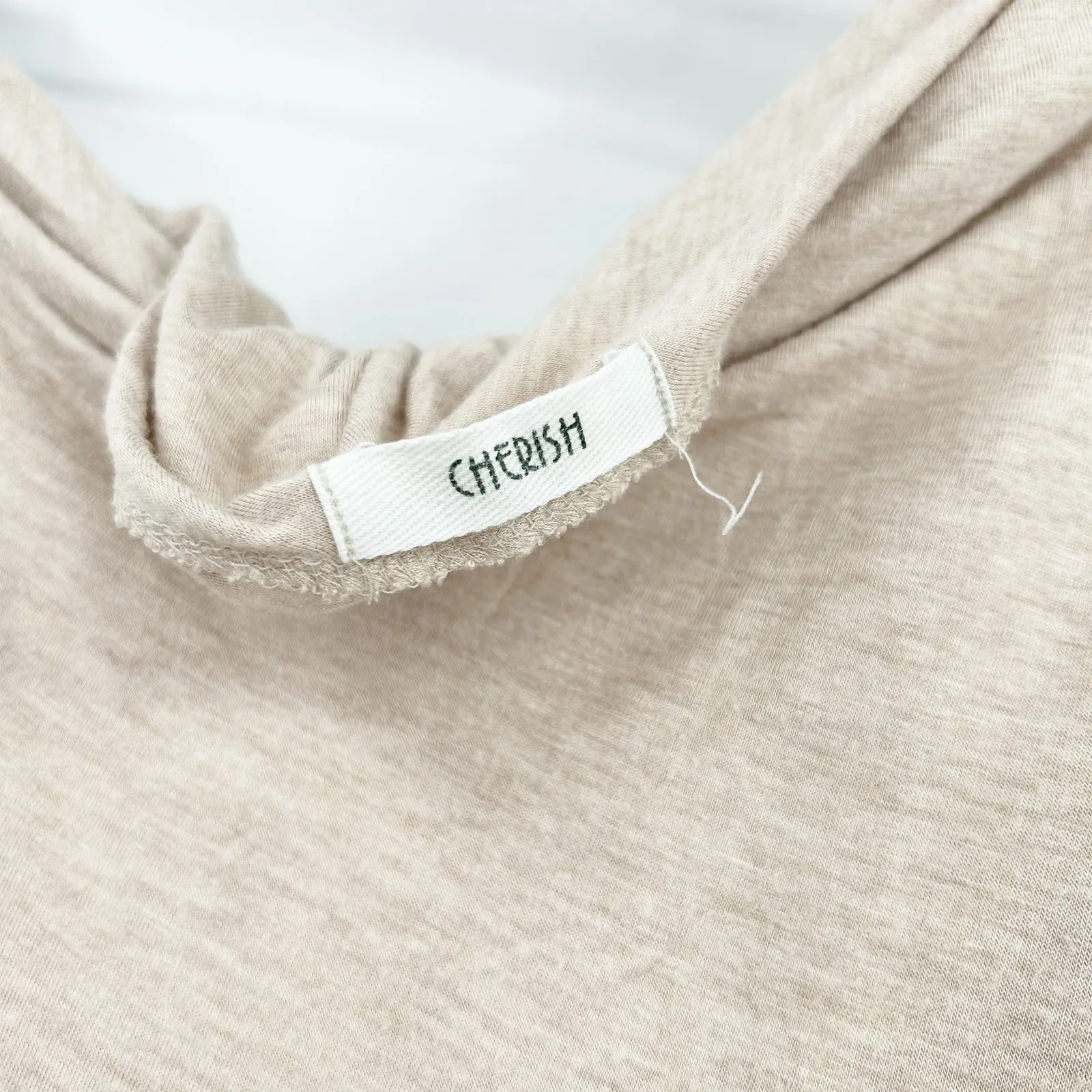 Cherish‎ Womens Lounge Neutral Athleisure Drawstring Waist One Shoulder Jumpsuit - Image 6