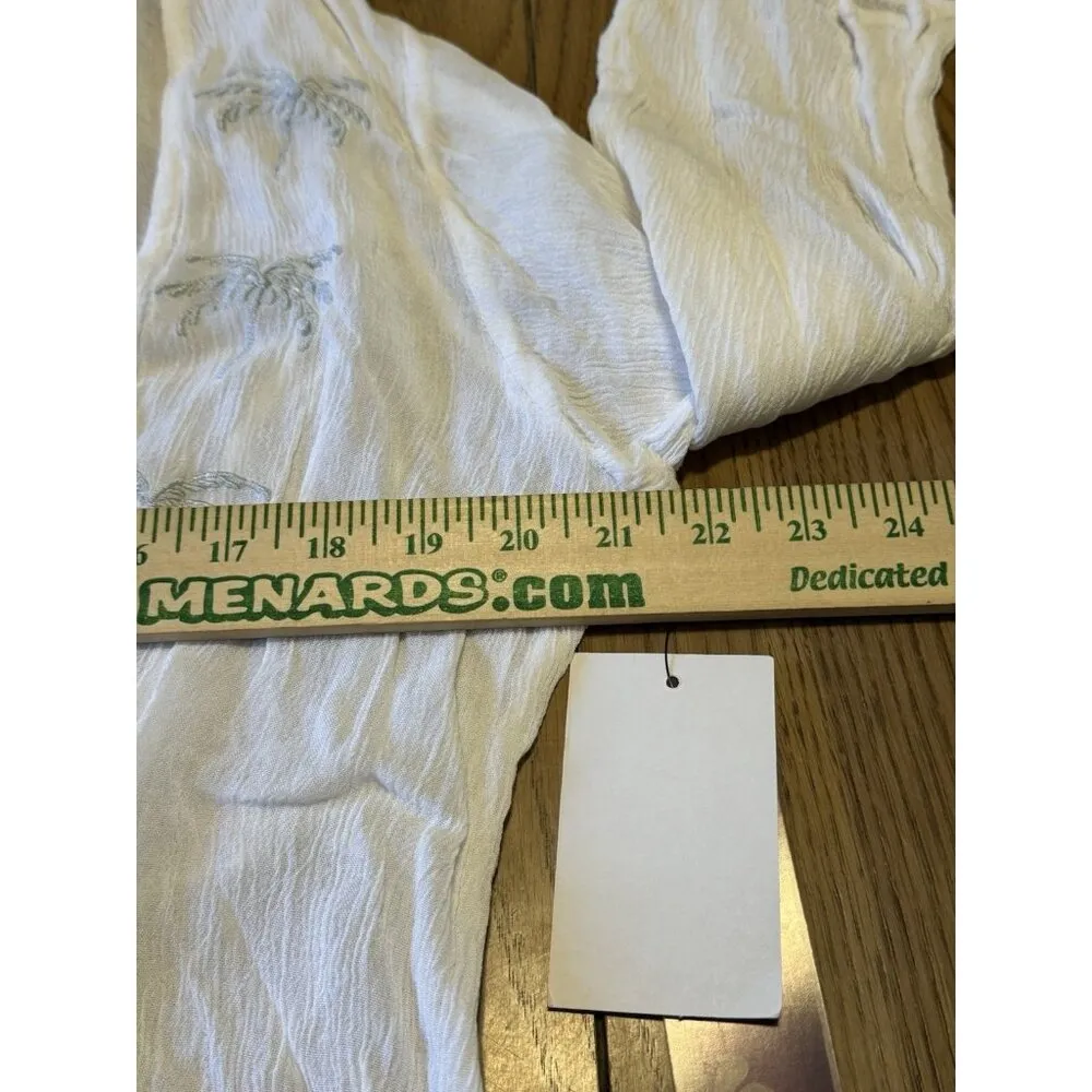 Raya Sun Womens Tunic Top Embroidered Size L/XL Beach Travel Vacation Resortwear - Image 6