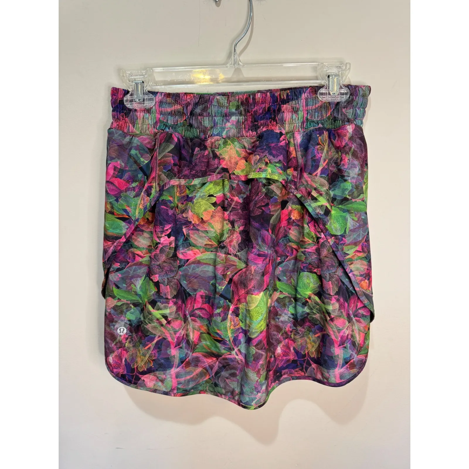 Lululemon Hotty Hot High-Rise Skirt Vivid Floral Tone Multi Sz‎ 8 - Image 4