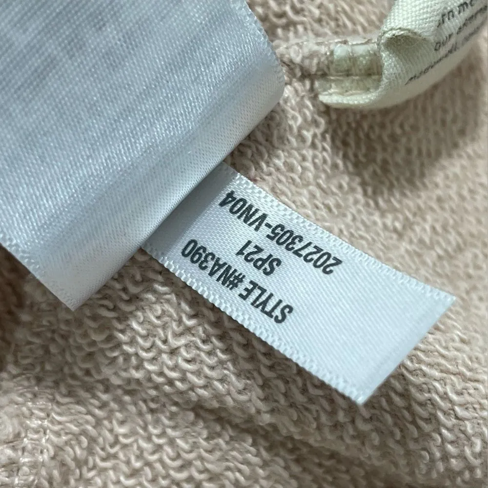 Madewell Short Sleeve Color-block Sweatshirt‎ Women’s Size XXS - Image 7