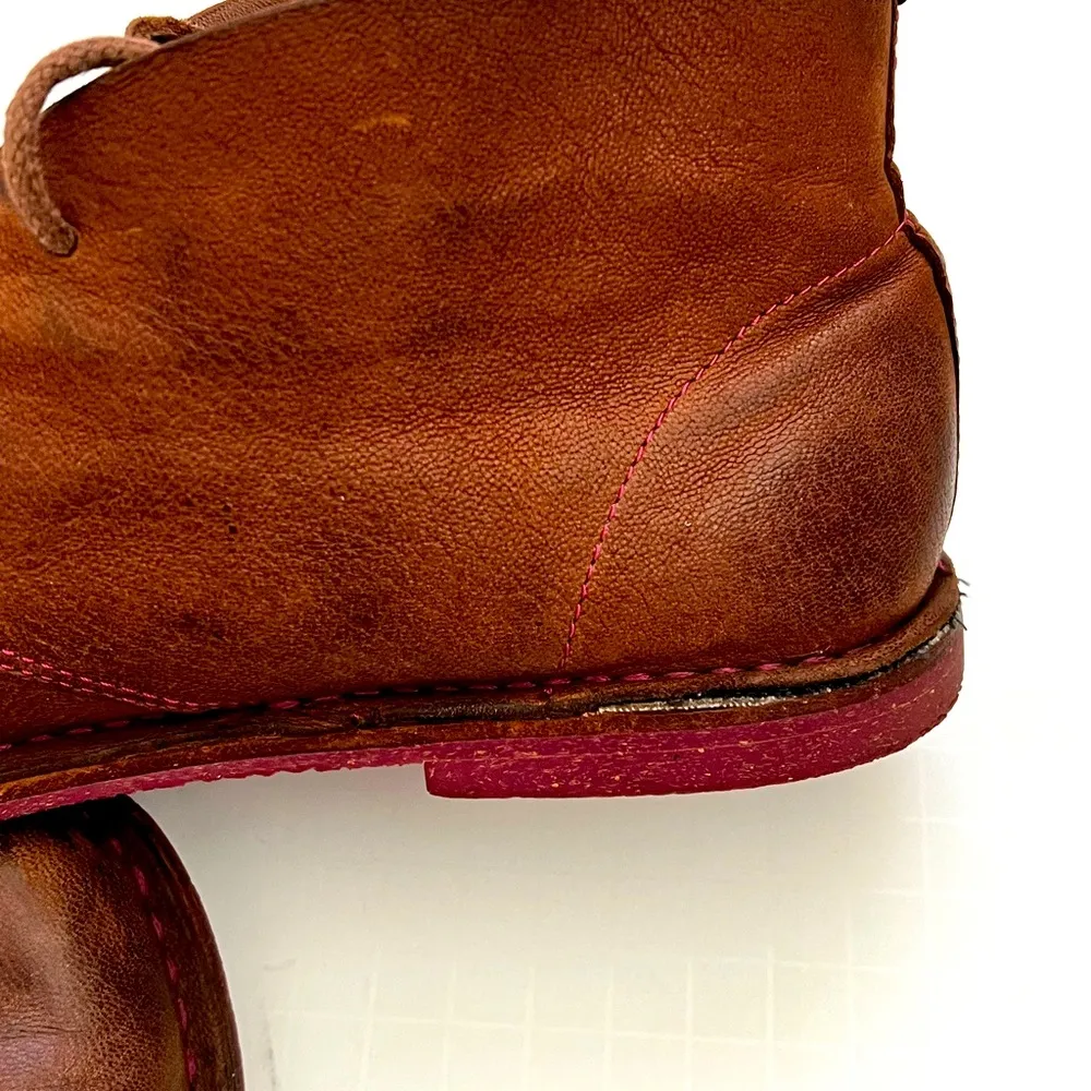 Cole Haan Nike Air Brown Leather Chukka Booties, size 8 - Image 6