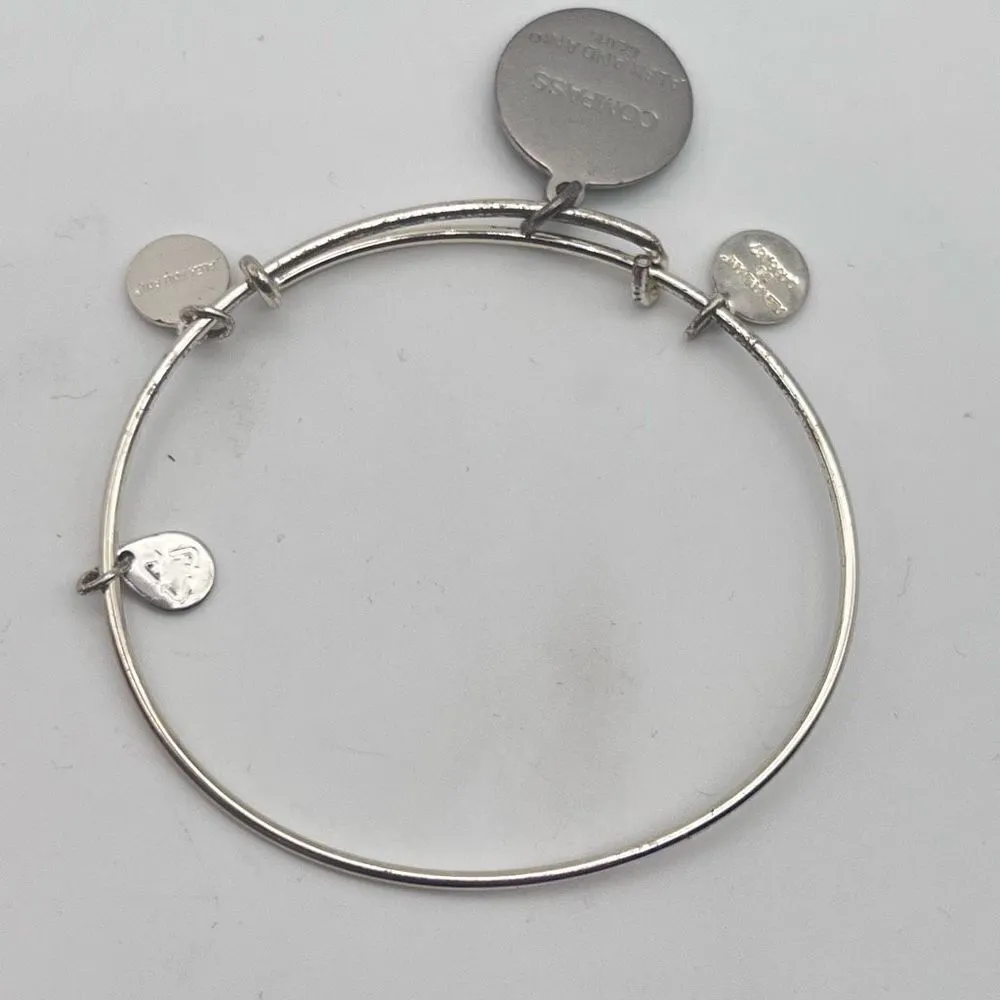 Alex and Ani‎ Women's Color Infusion Avocado Compass Expandable Bangle Bracelet - Image 4