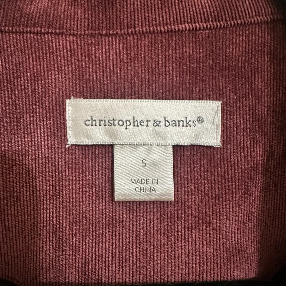 Christopher & Banks  Corduroy Jacket - Image 10