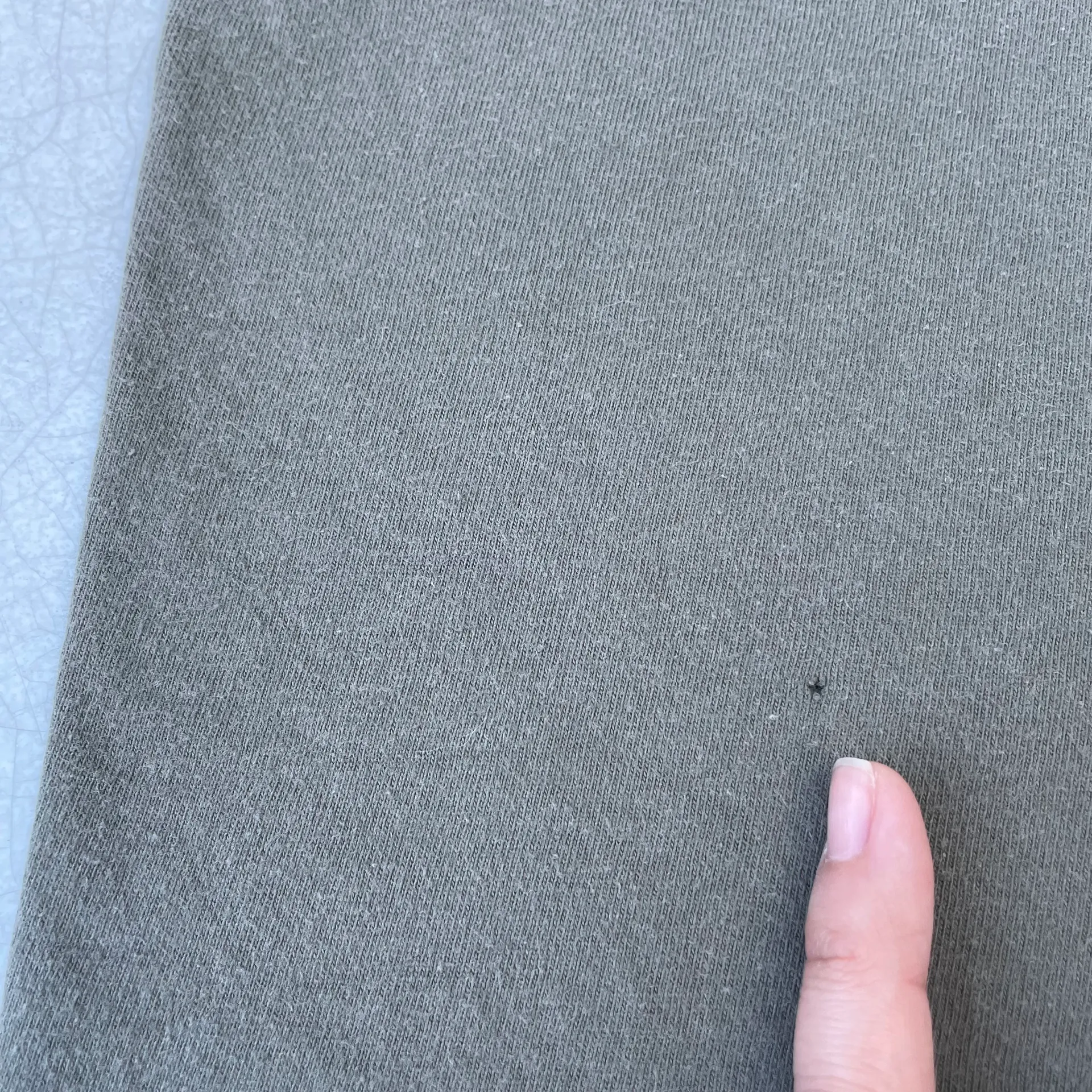 Vintage  Bad To The Bone Bulldog Olive Green Graphic T-shirt - Image 9