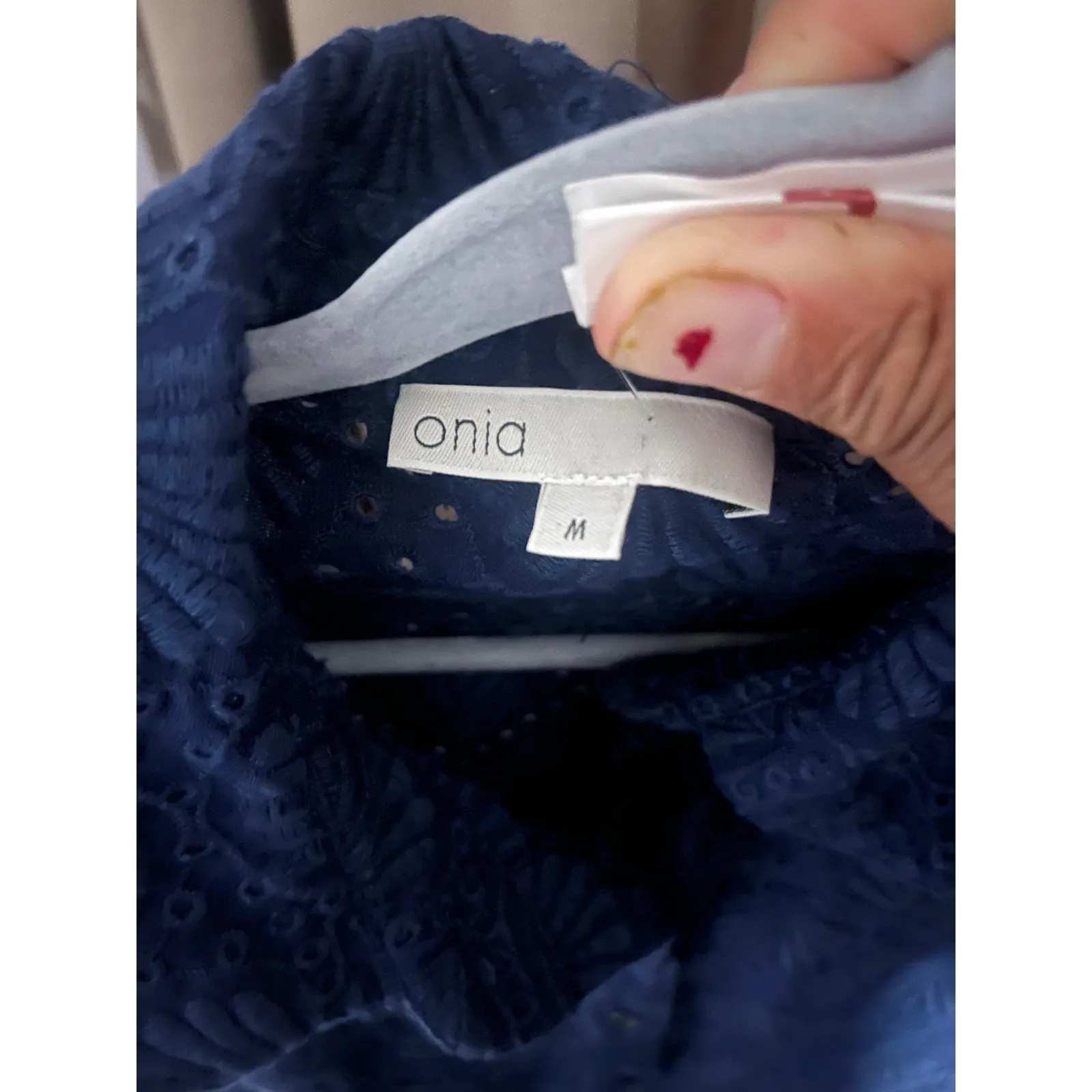 Onia Air Linen Maxi Shirtdress size Medium - Image 4