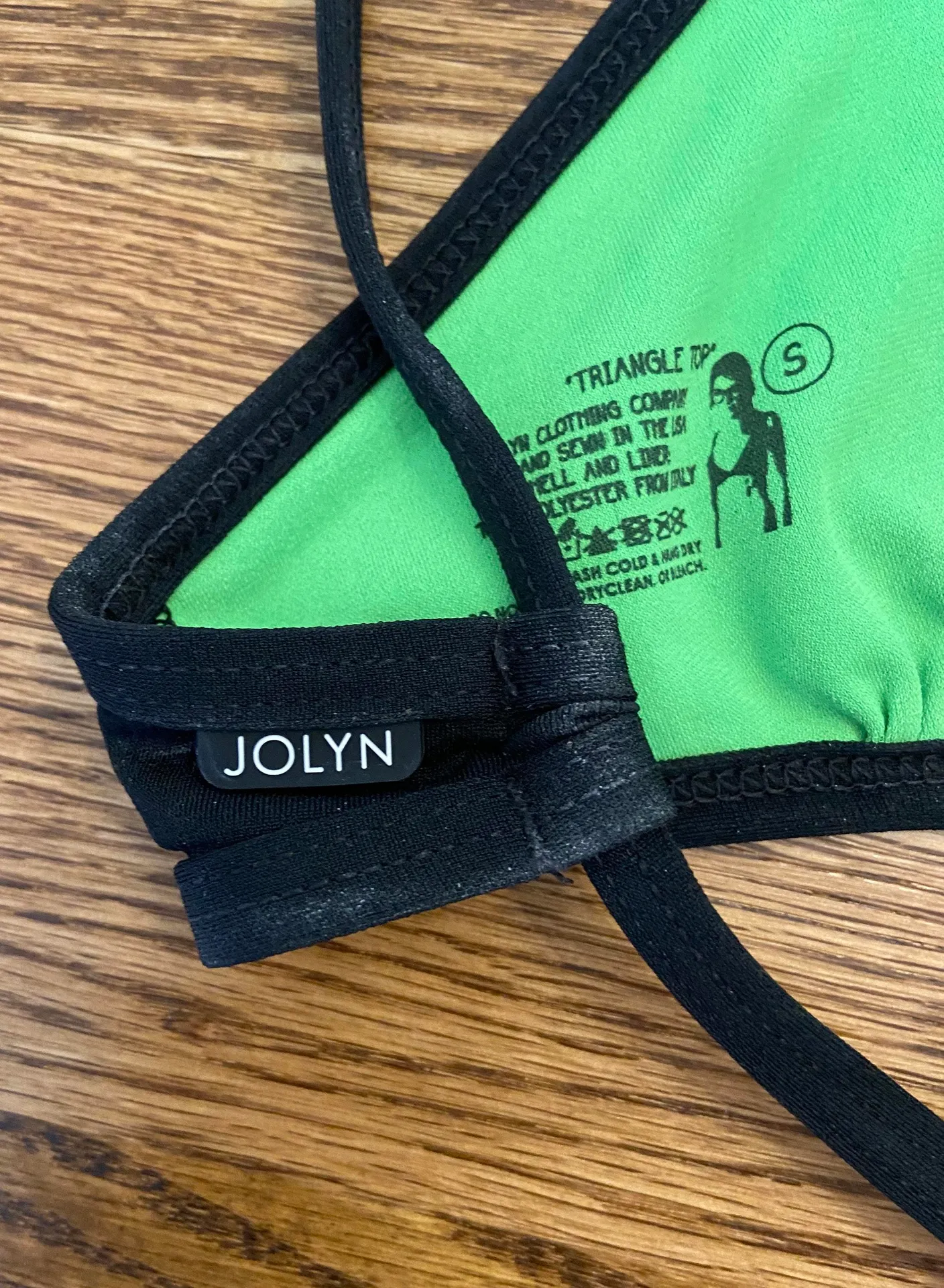 JOLYN Bikini Top Black Traingle - Image 6