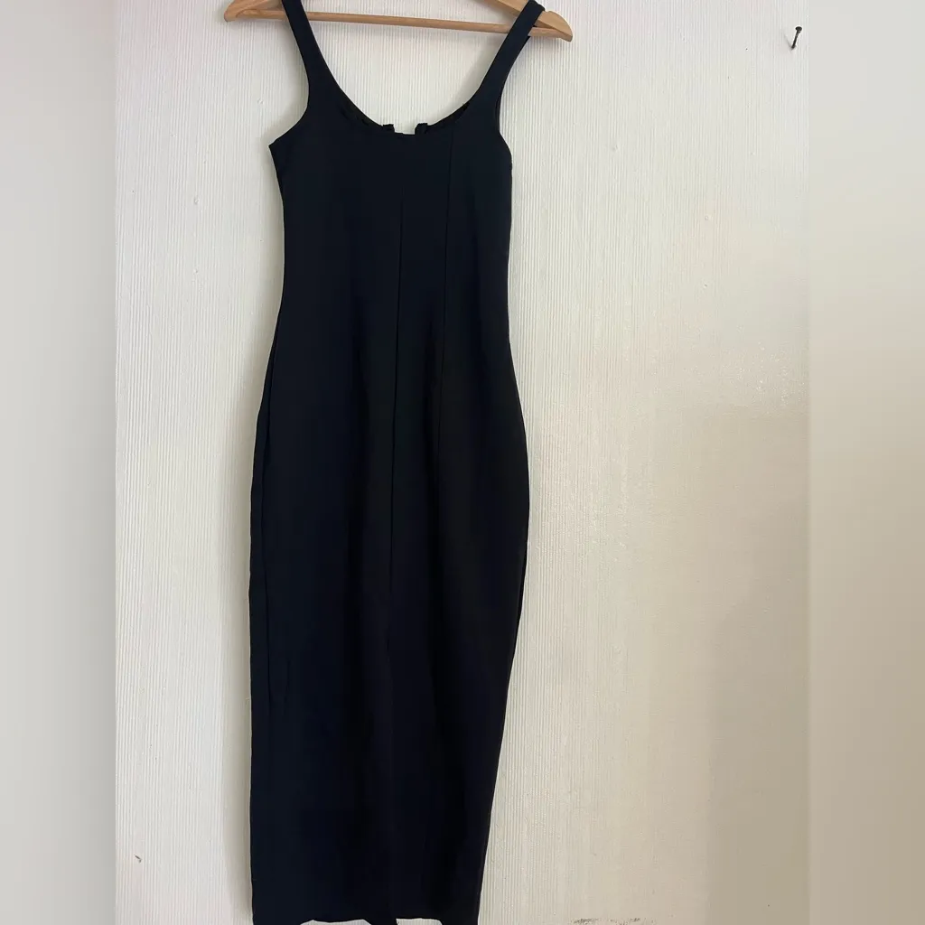 Good American Black Strapless Dress - Image 6