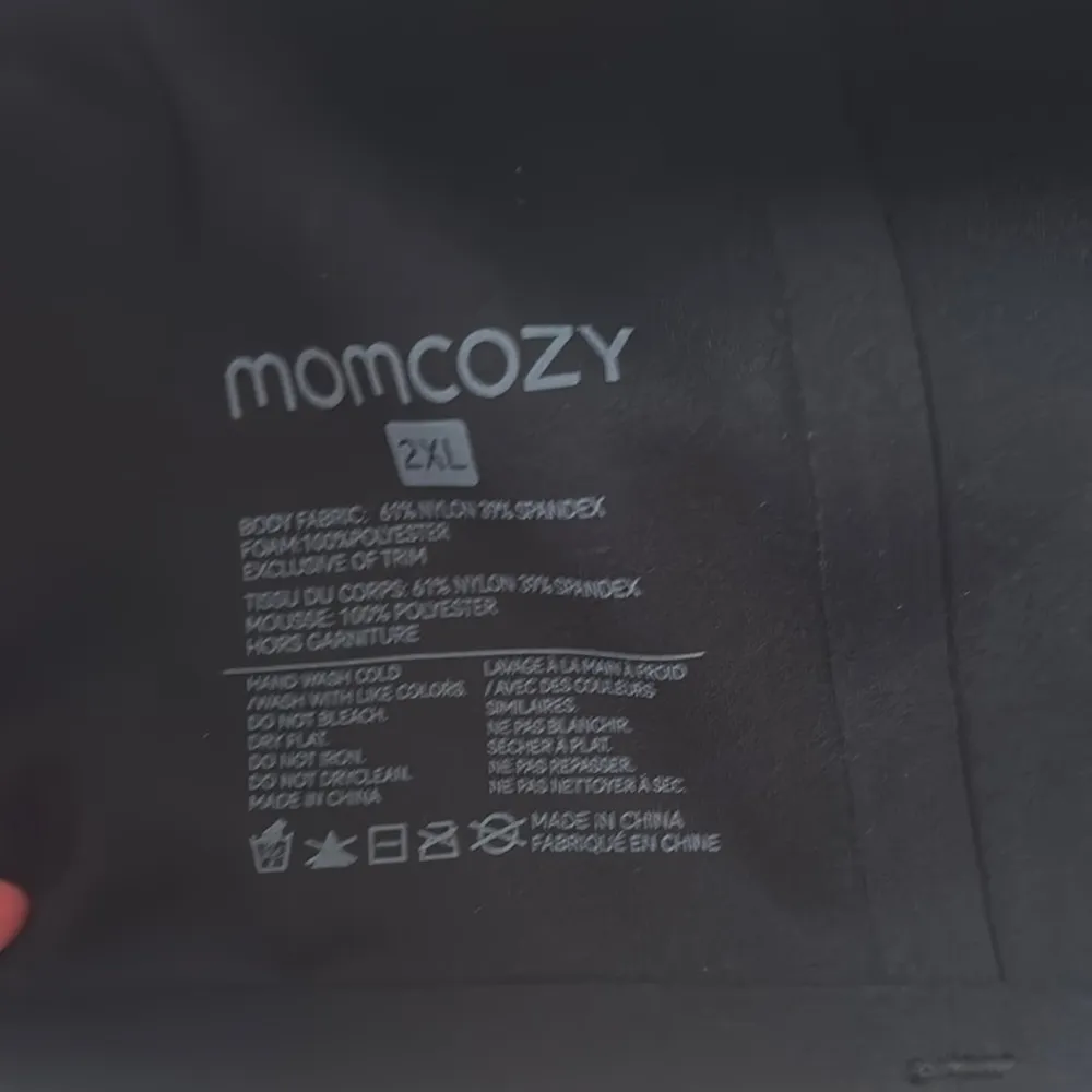 Momcozy Seamless Black Nursing Bra 2XL Size undefined - Image 4