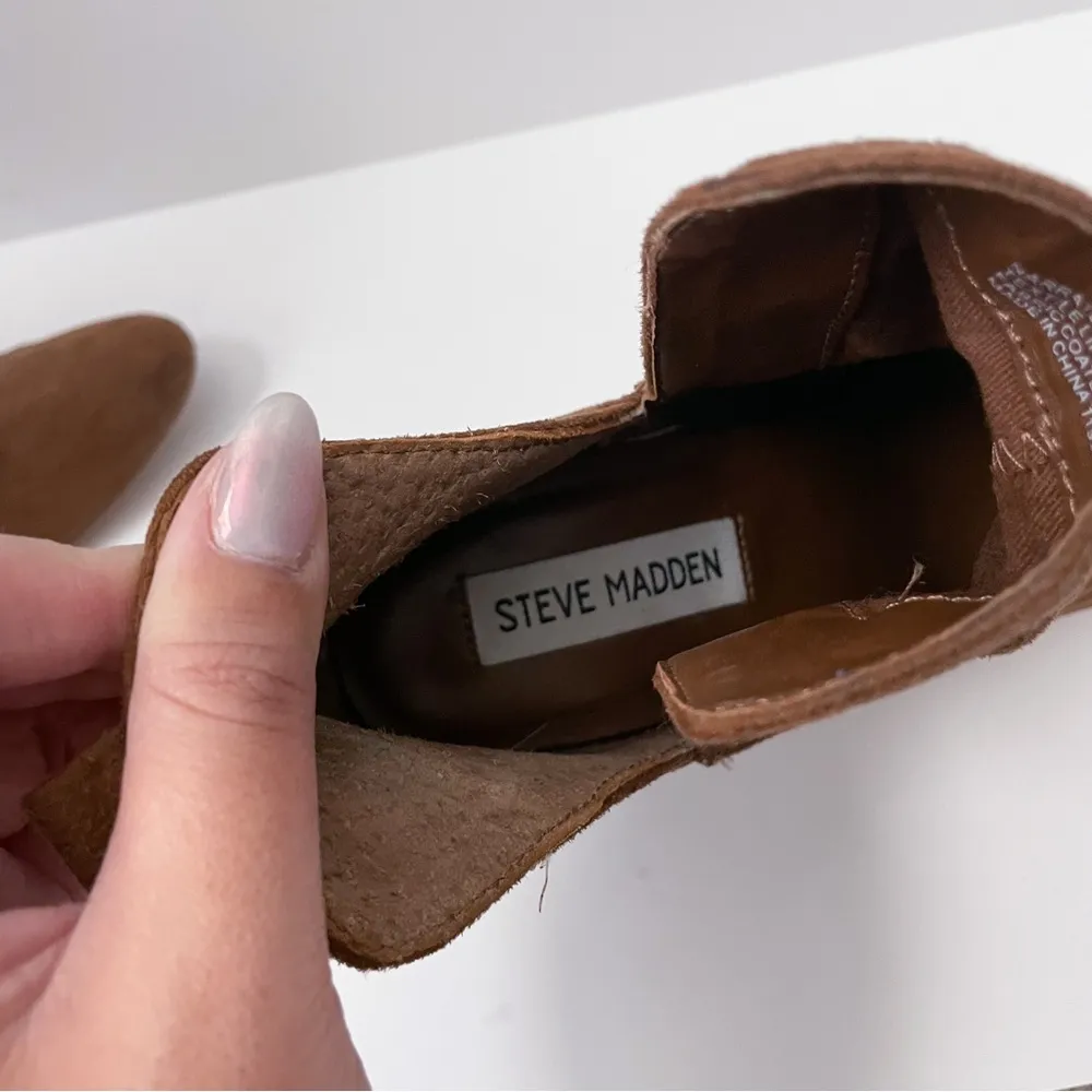 Steve Madden Narrate Faux Suede Ankle Booties - Image 6