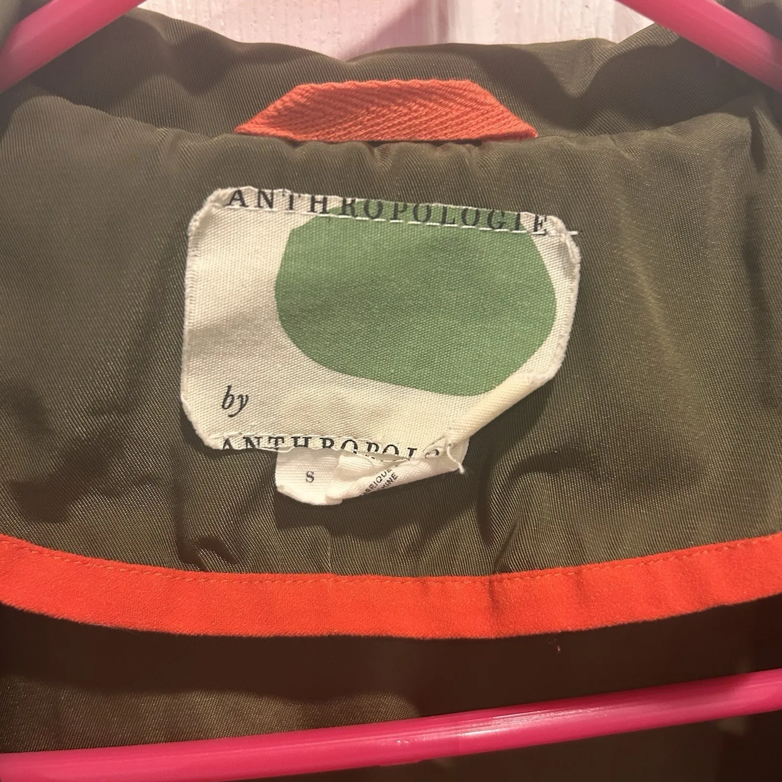 Anthropologie Utility Jacket Size Small Gisborne Obi Trench Anorak Coat in Olive - Image 5