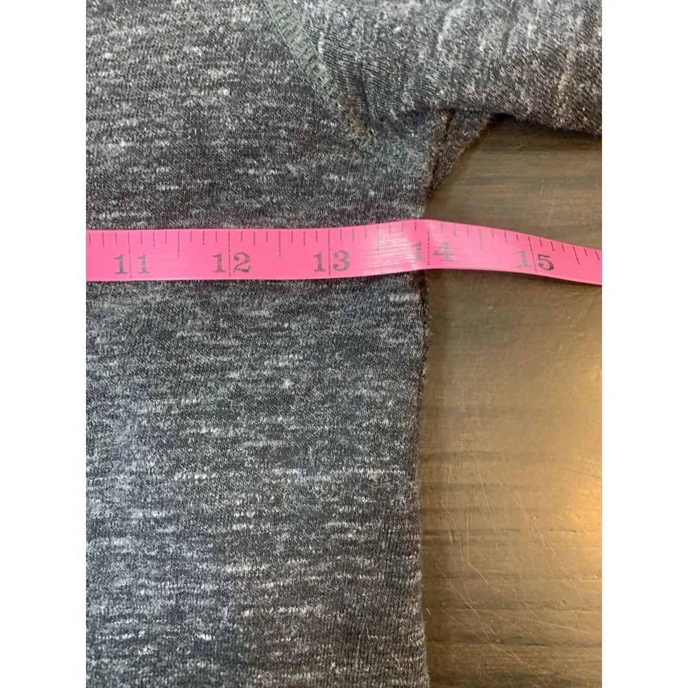 Ganni Anthropologie Winter‎ Jersey Knit Dress Womens Small Gray Dark Academia - Image 9