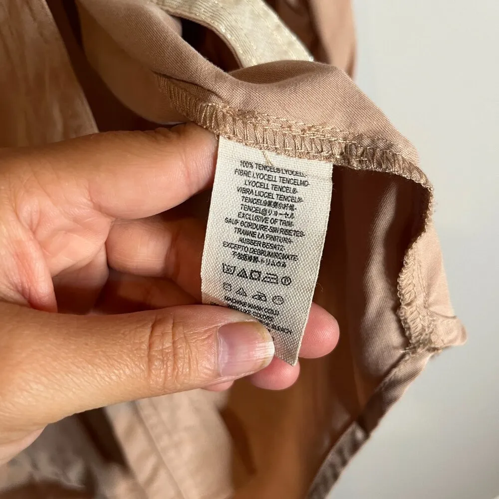 Free People Off Campus Button Down Top in Cream - Image 7