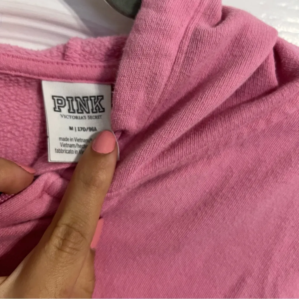 PINK Victoria's Secret Pink Zip-Up Hoodie - Image 3