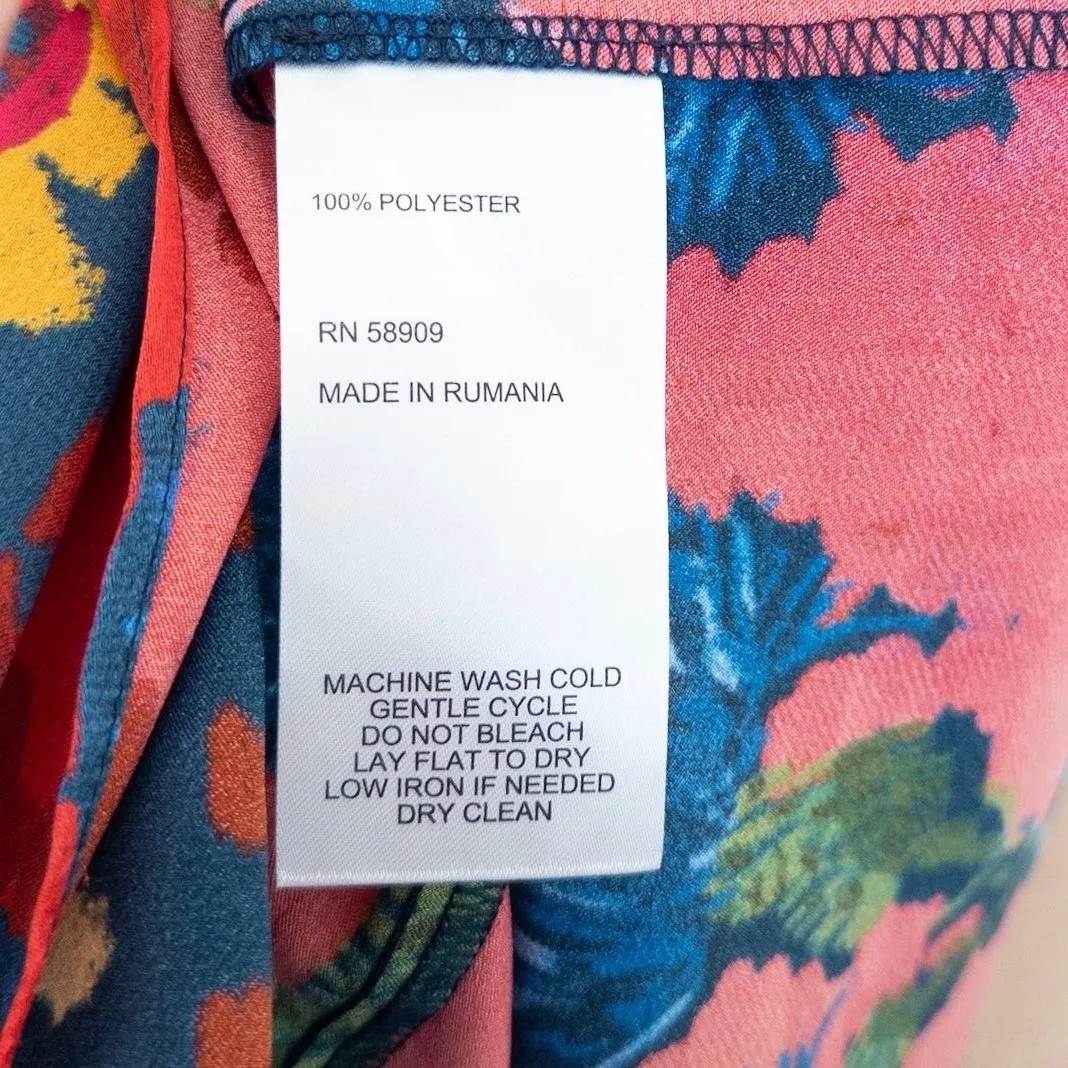 Chelsea & Violet Womens Midi Skirt Size XL Multicolor Floral Boho Festival - Image 8