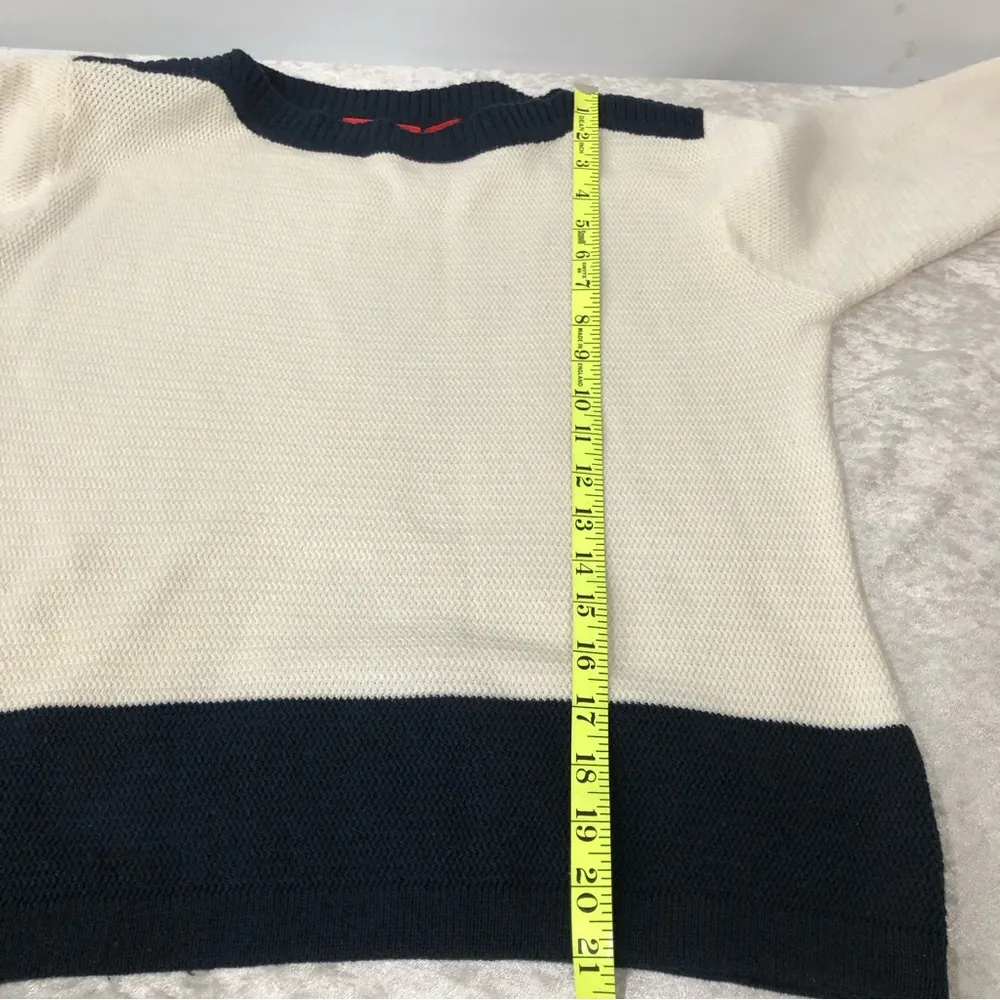 Liz Claiborne Liz & co. sweater navy cream size small - Image 7