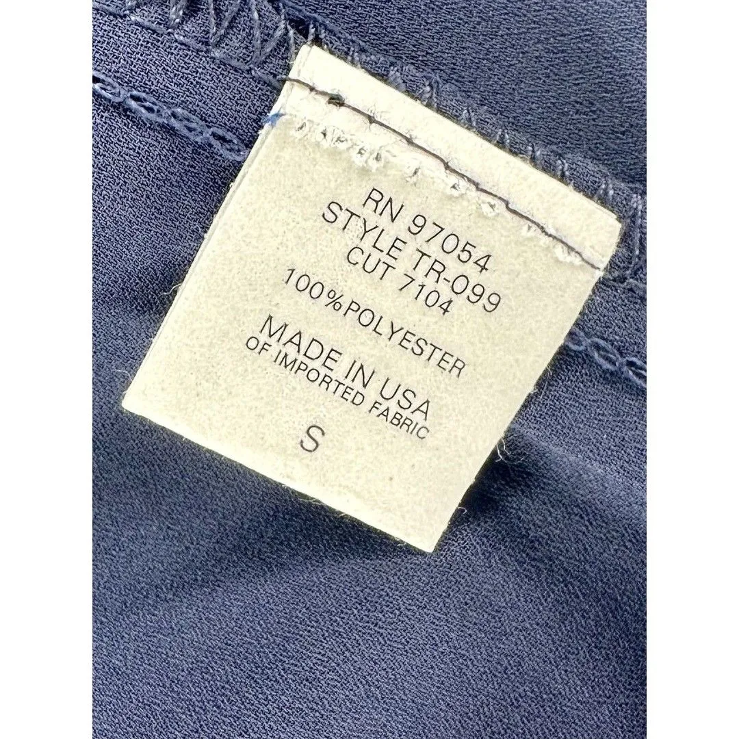 Three Eighty Two REVOLVE Grayson Maxi Dress Shark Bite Hem Navy Blue Size S NWT! - Image 5