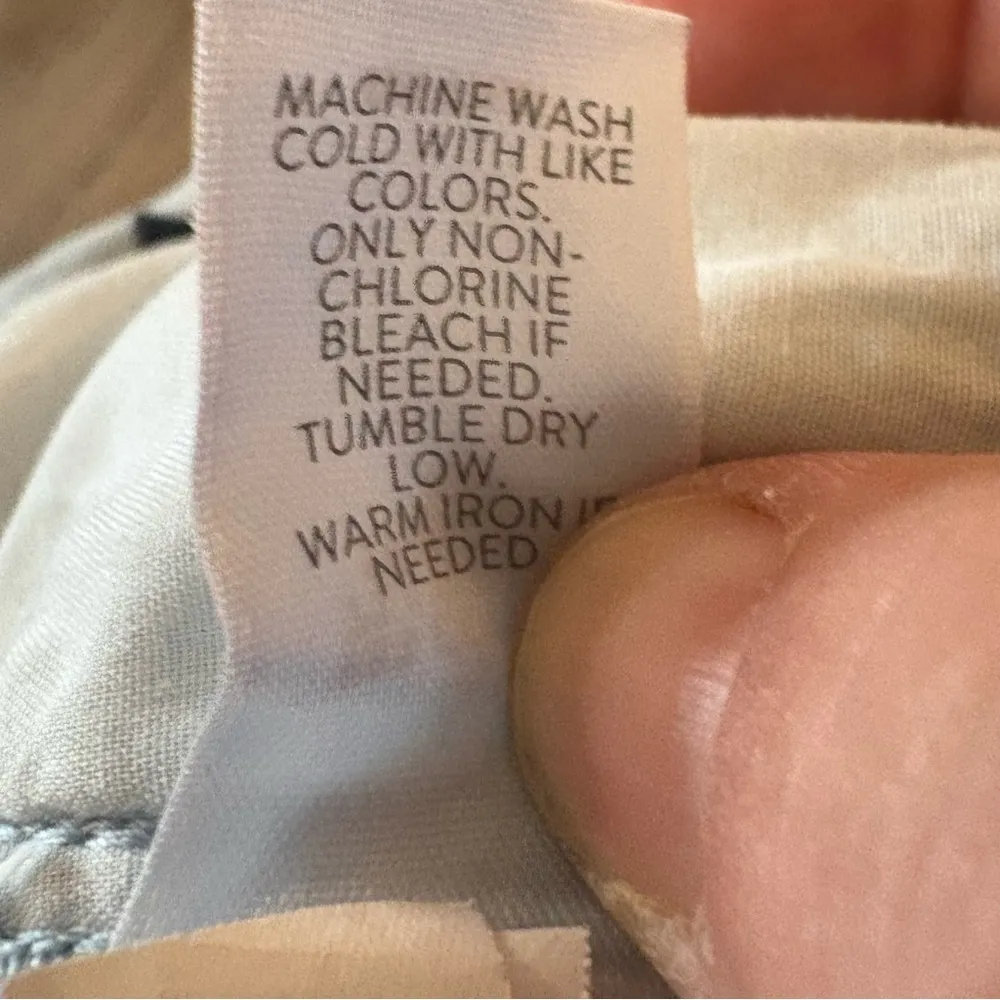 J Jill Jeans Womens Sz 4 Blue Light Wash Denim High Rise Cropped Stretch Preppy​ - Image 10