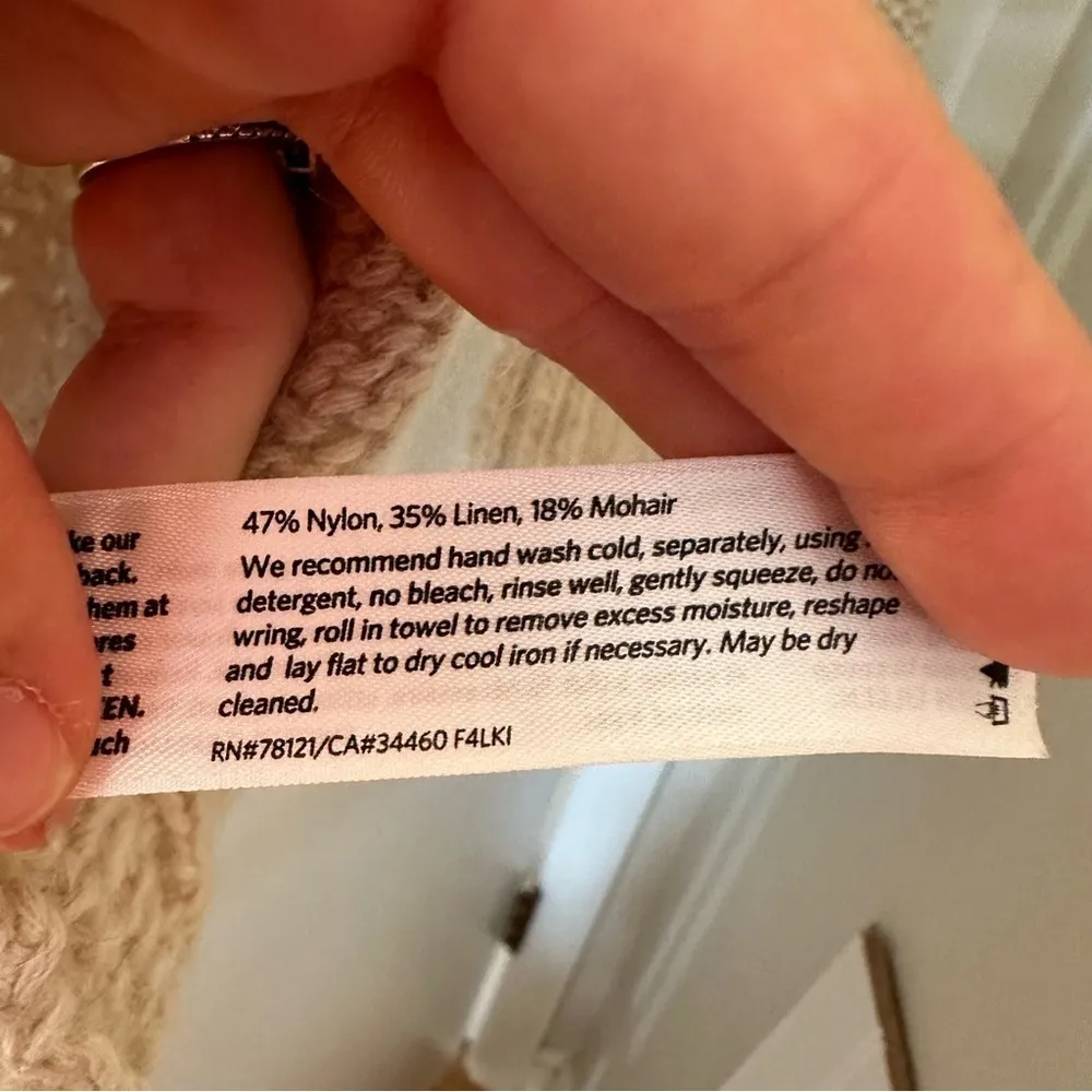 The Fisher Project Eileen Fisher Linen Mohair Blend Knit Cardigan - Image 7