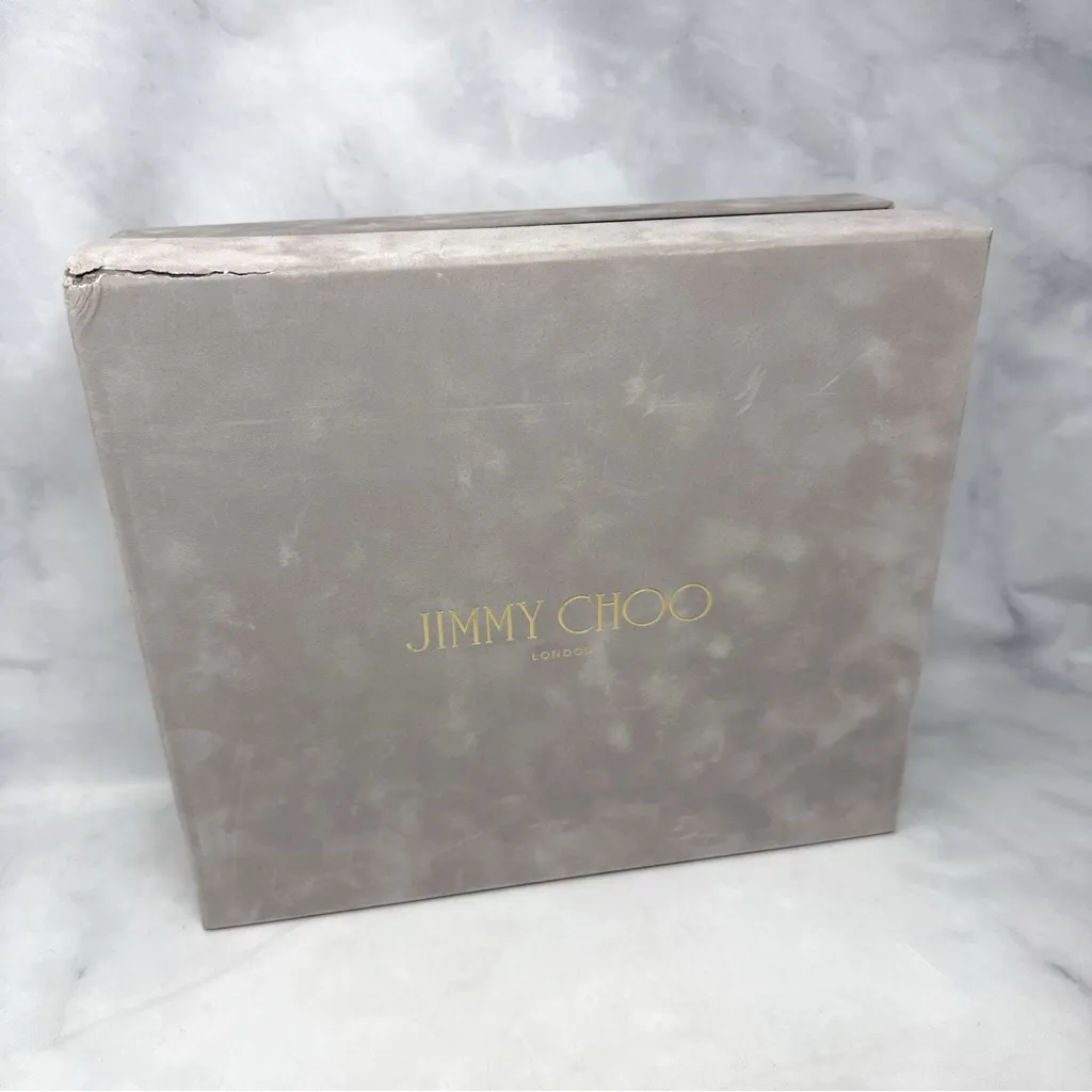 Jimmy Choo Florry Metallic Glitter Strappy Stiletto Sandal Heels Formal Party 42 - Image 14