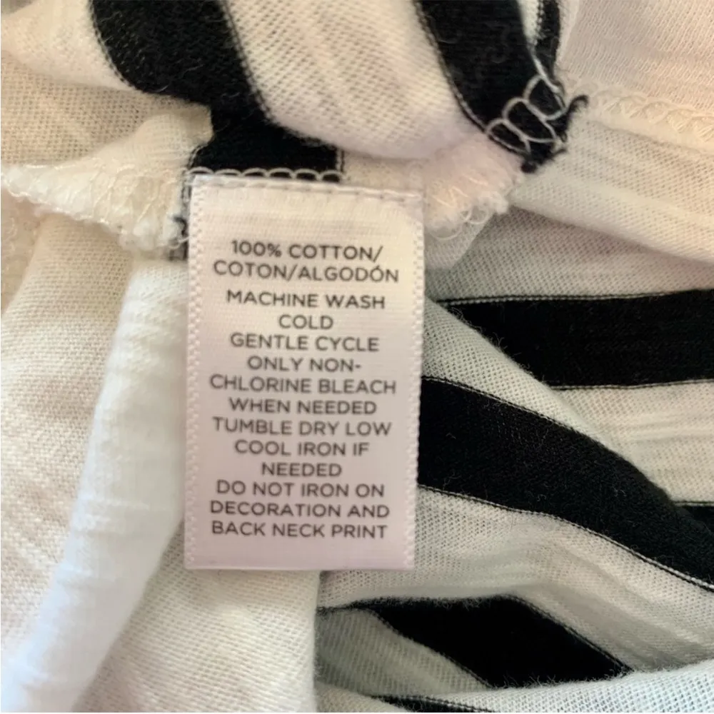 LOFT Sequin Embellished Striped Long Sleeve Shirt XS - Image 12