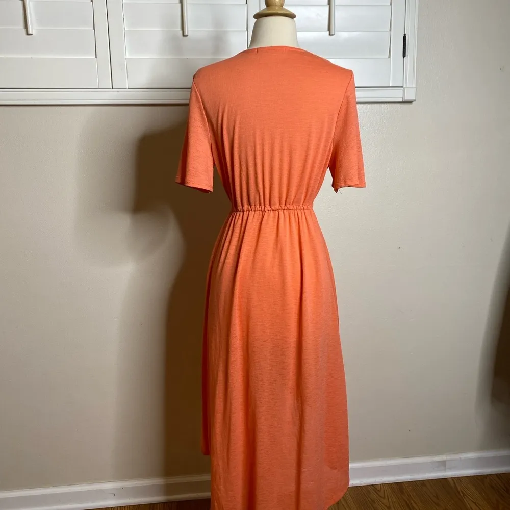 Long Cover Up, Peach - Image 3