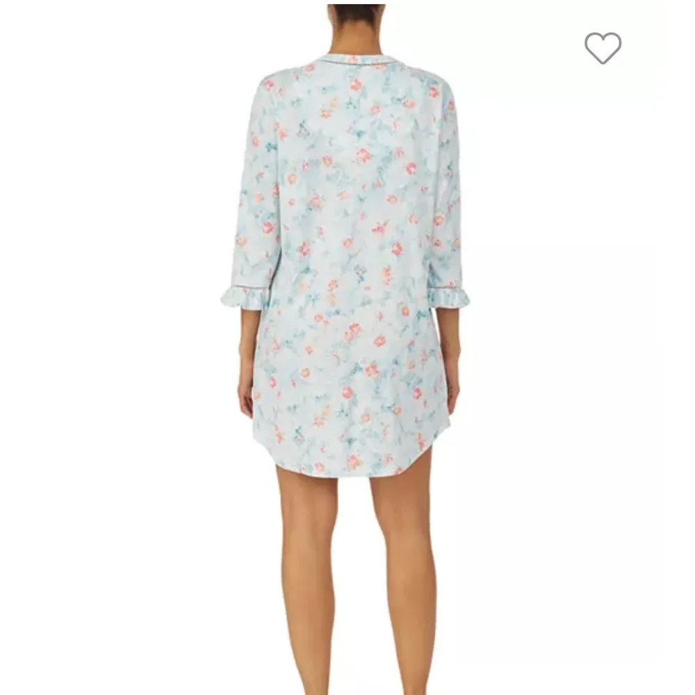 Lauren Ralph Lauren black label floral night shirt size small - Image 3