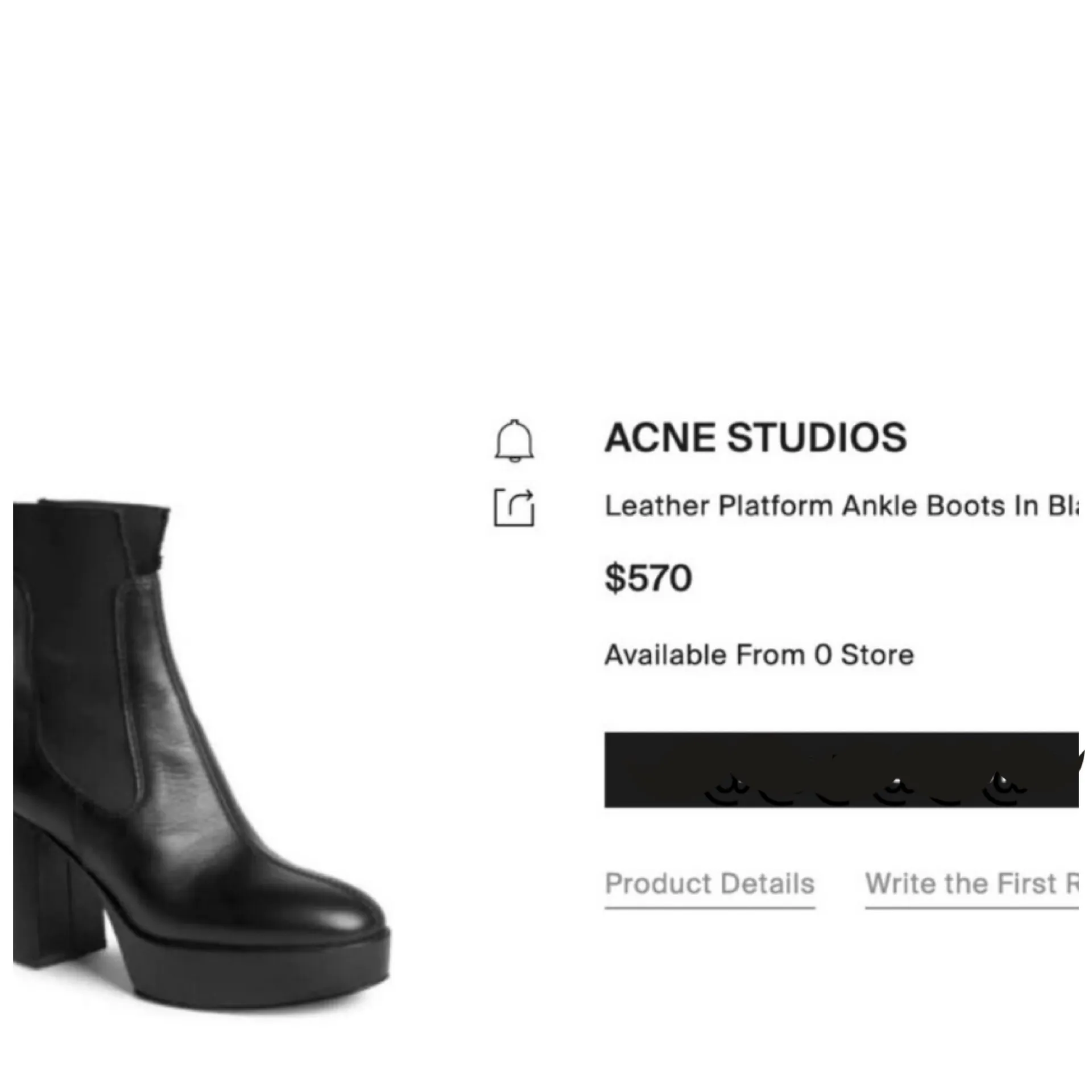 Acne Studios Platform Boots - Image 7