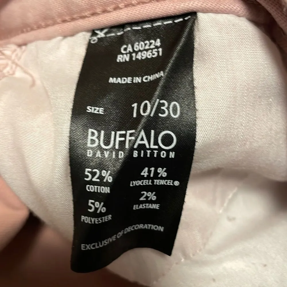 Buffalo David Bitton Mid Rise Stretch Skinny Avalon Jeans Forever Pink Size 10 - Image 8