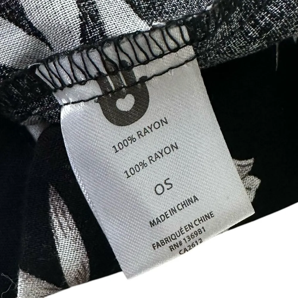 Spiritual Gangster Black Multicolor Floral Robe Cover Up Women One Size | 31-38 - Image 7