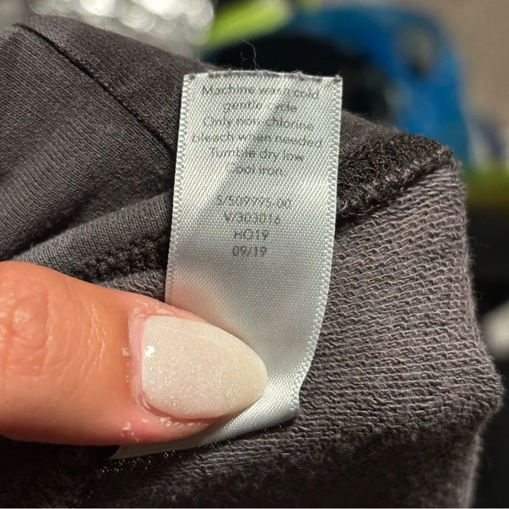 Athleta Studio to Street Gray Camo Sweatshirt- Size Medium - Image 7