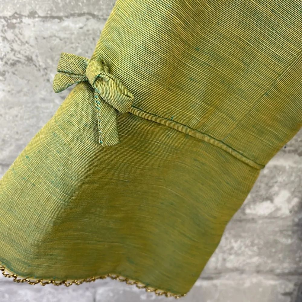 Nanette Lepore Green Iridescent Dress with Blazer Set - Image 13