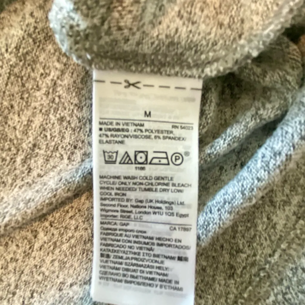 Gap  Gray Dress Size M - Image 6