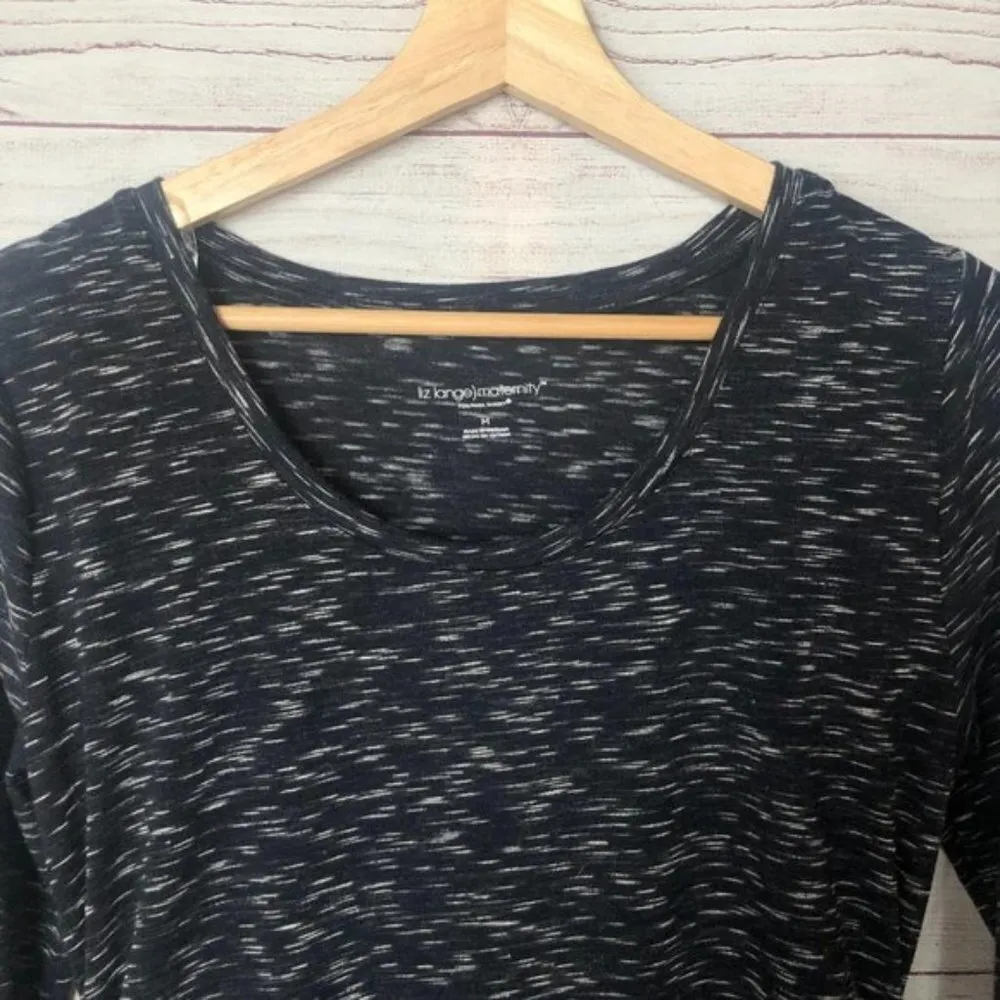 NEW Liz Lange Maternity 3/4 Sleeve Side Ruched Bodycon Dress M - Image 8