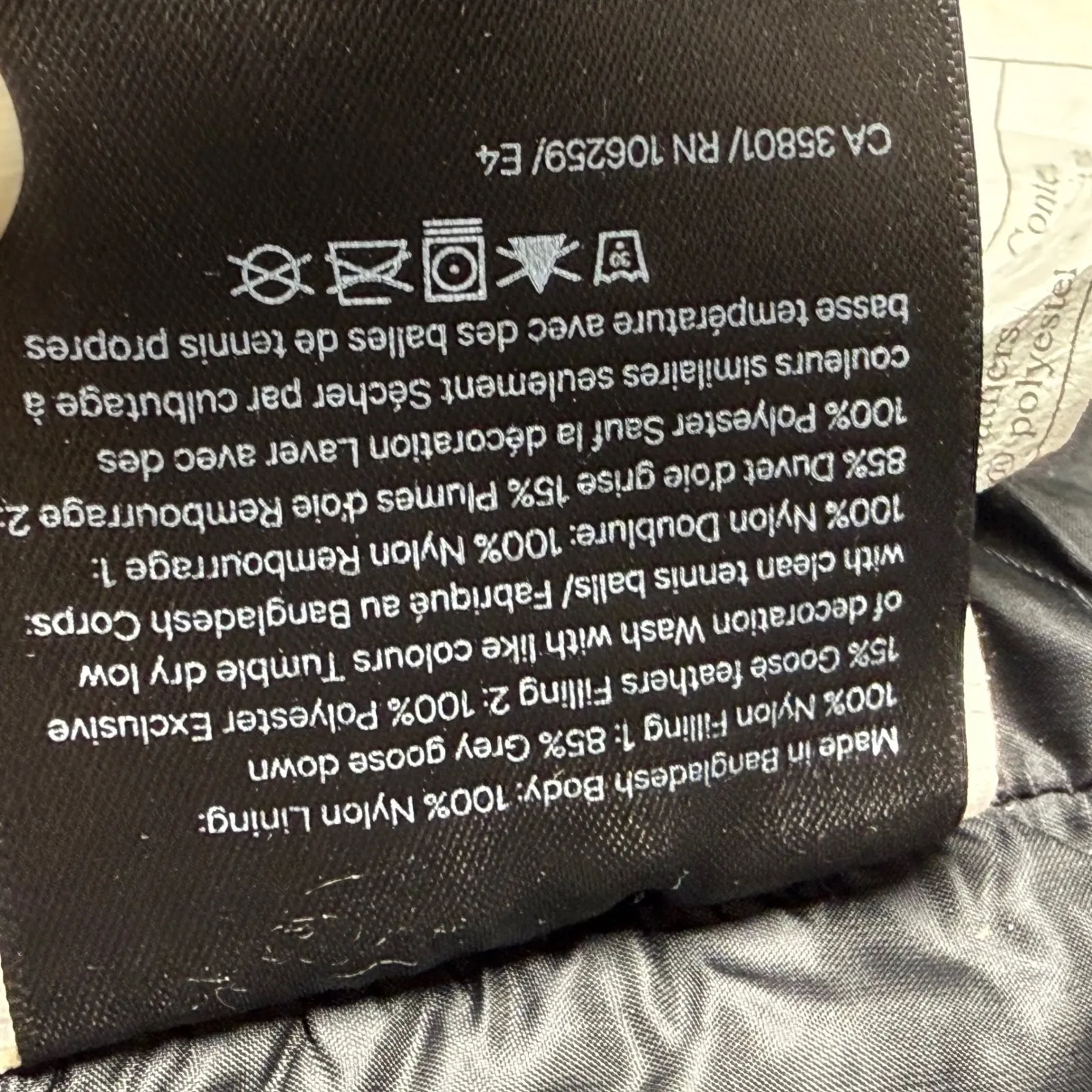 Lululemon Down Puffer Coat‎ Lightweight Packable Jacket Black Size 4 - Image 9