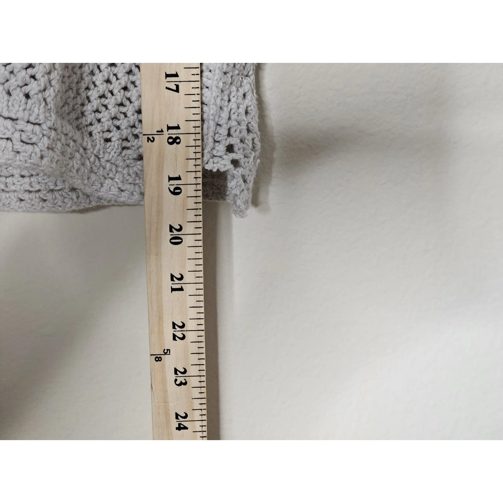 Jessica Simpson Crop Top Women Sz Large Sleeveless Crochet Knit Boho Cottageore - Image 5