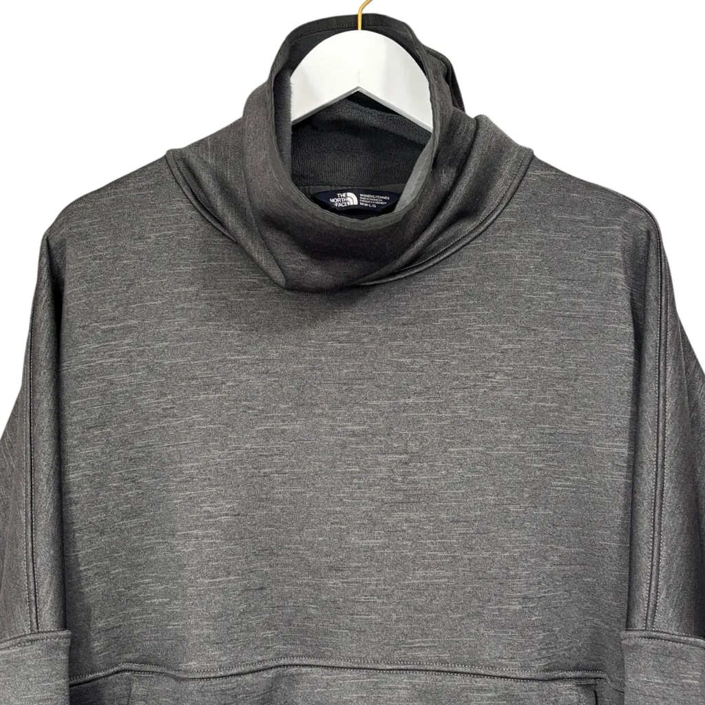 The north face gray Oversized Pullover sweater Tunic size M/L women’s - Image 2