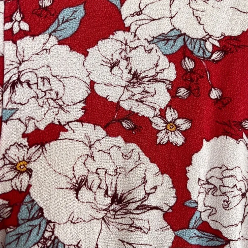 Knox Rose Kimono Swim Cover Up Duster Cardigan Size XS/S Floral Boho Chic Hawaii - Image 7