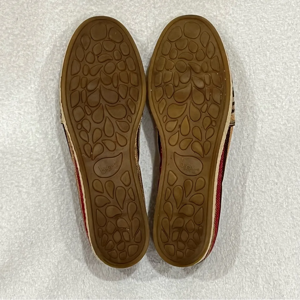 B.O.C. Born Concept Franki Rainbow Striped Canvas Espadrilles Size 11 Brown - Image 9